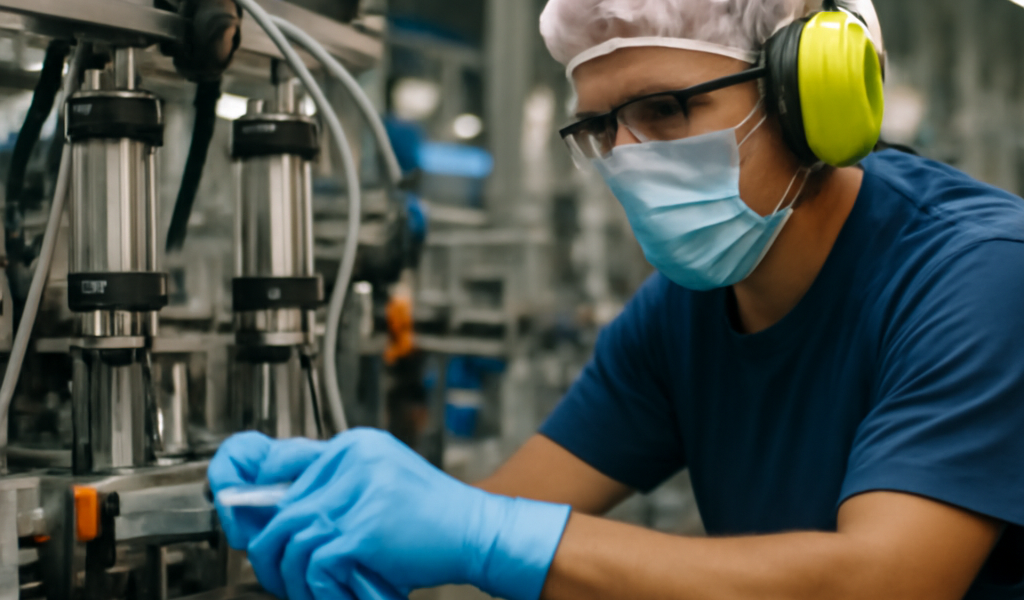 Limpeza industrial sem sabotagem: como higienizar a pneumática e evitar paradas na automação